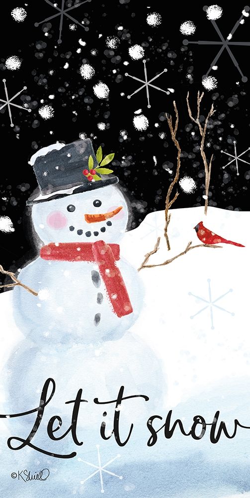 Let It Snow art print by Kate Sherrill for $57.95 CAD