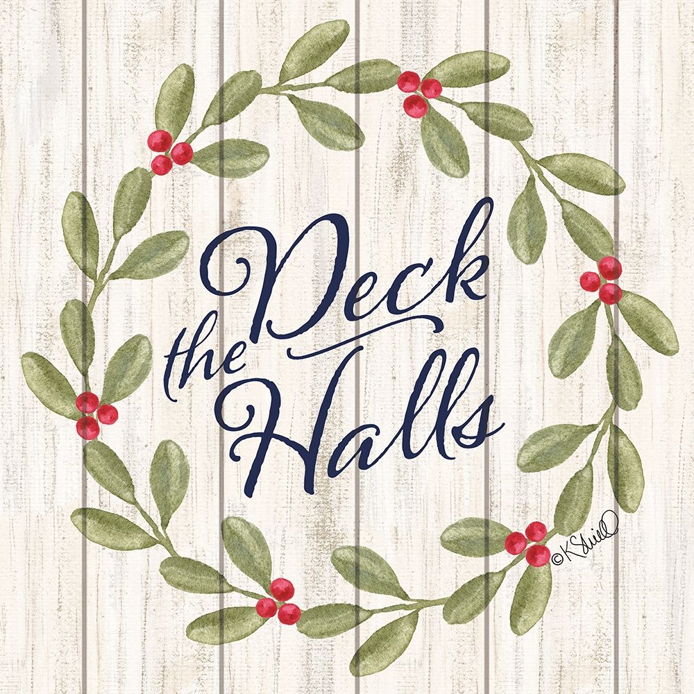 Deck the Halls     art print by Kate Sherrill for $57.95 CAD