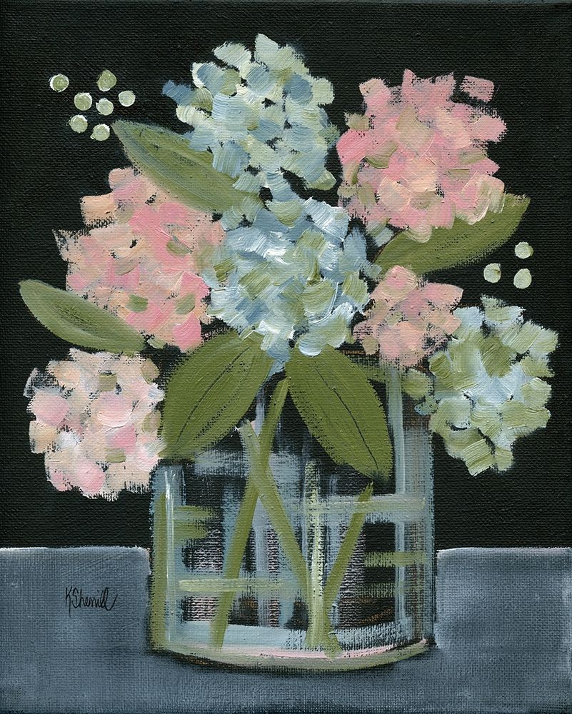 Hydrangea Bouquet art print by Kate Sherrill for $57.95 CAD
