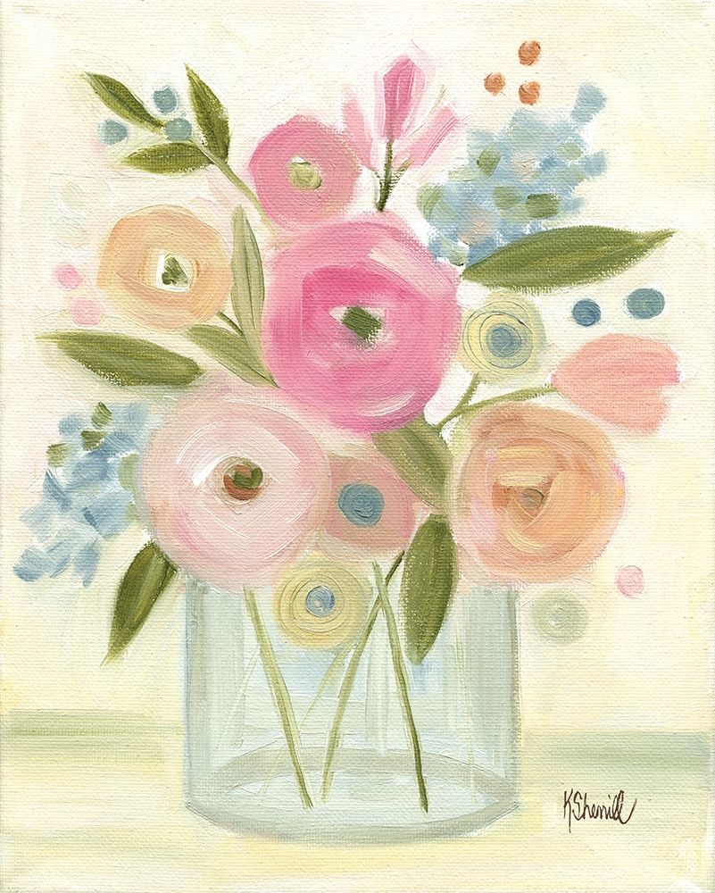 Bright Bouquet art print by Kate Sherrill for $57.95 CAD