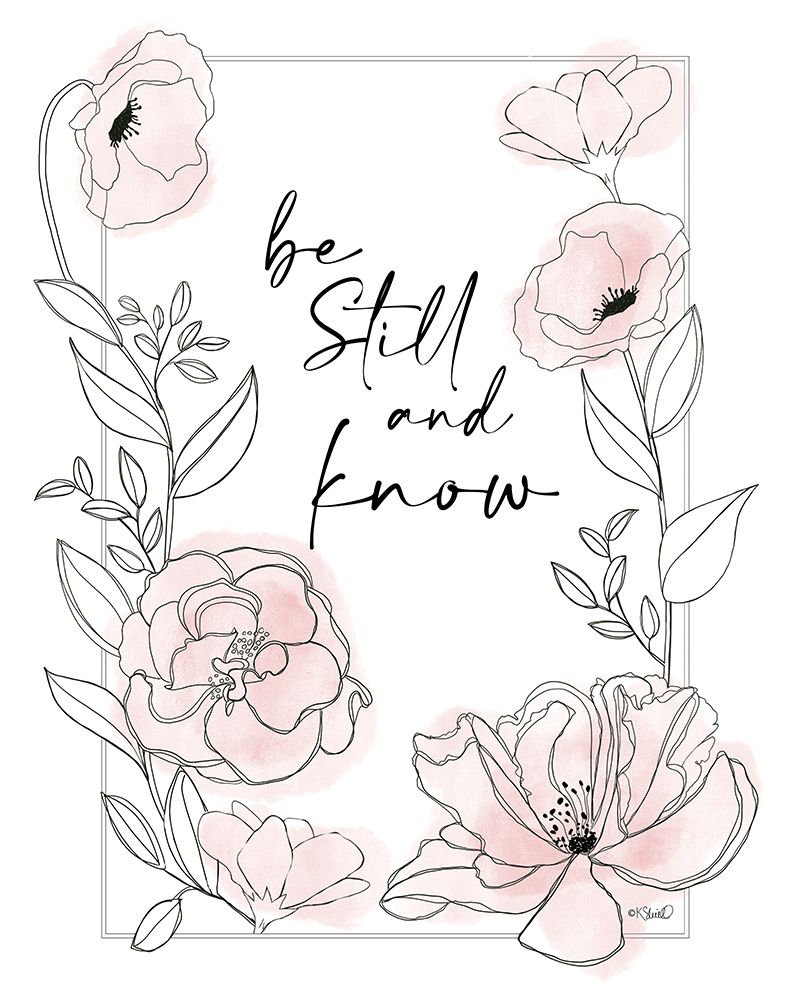 Be Still and Know art print by Kate Sherrill for $57.95 CAD