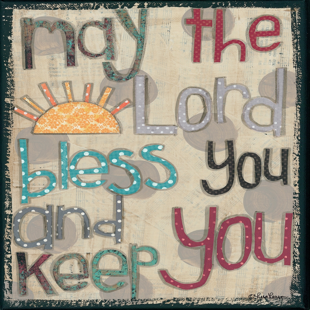 Bless You and Keep You art print by Lisa Larson for $57.95 CAD