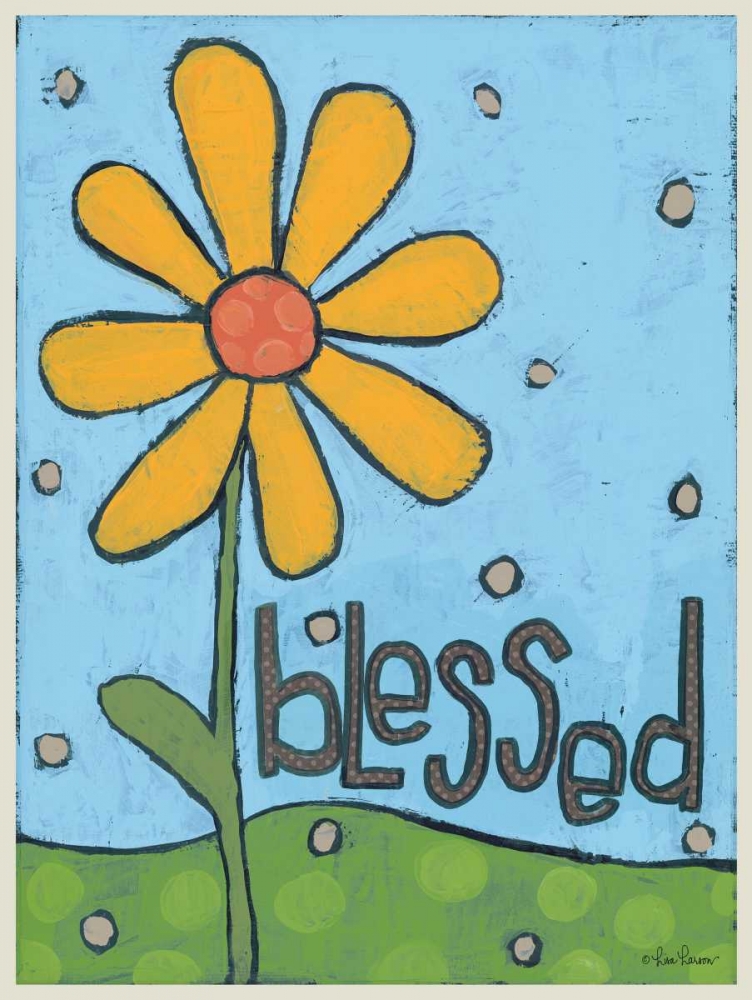 Blessed art print by Lisa Larson for $57.95 CAD