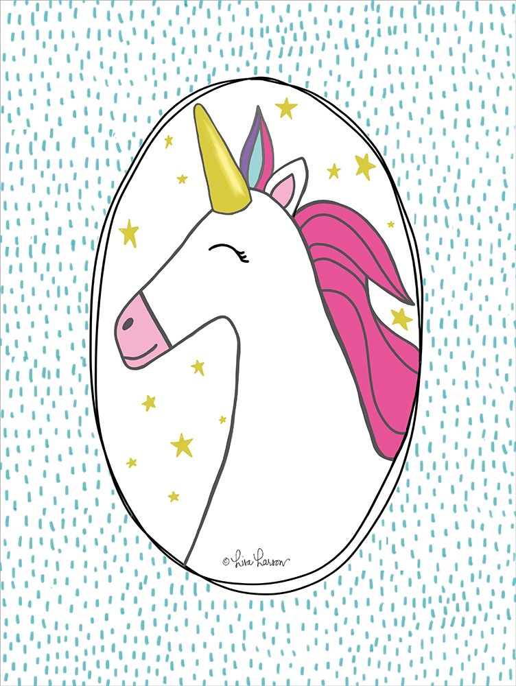 Unicorn II art print by Lisa Larson for $57.95 CAD