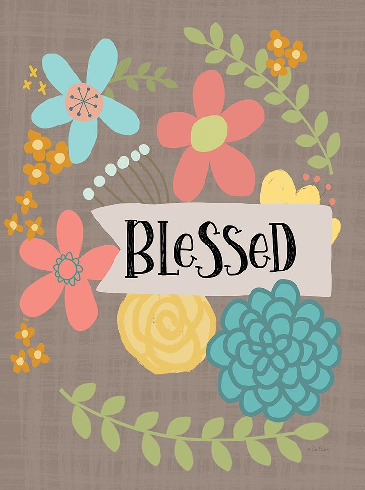 Blessed art print by Lisa Larson for $57.95 CAD