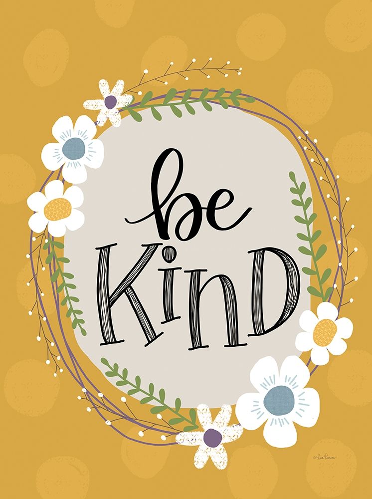 Be Kind art print by Lisa Larson for $57.95 CAD