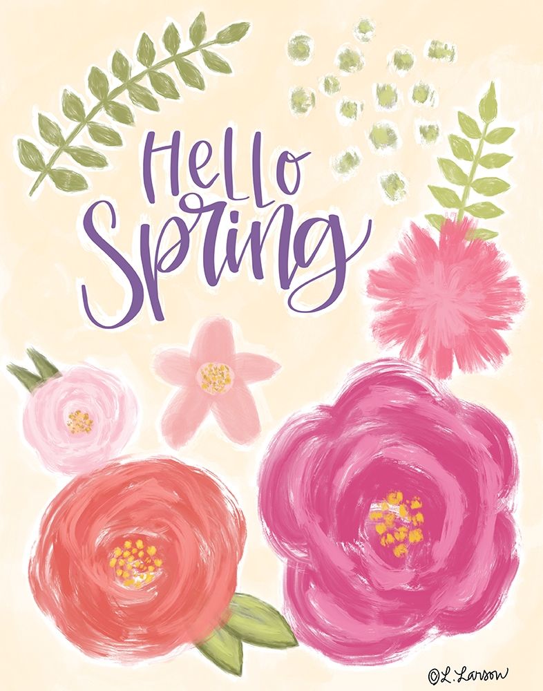 Hello Spring art print by Lisa Larson for $57.95 CAD