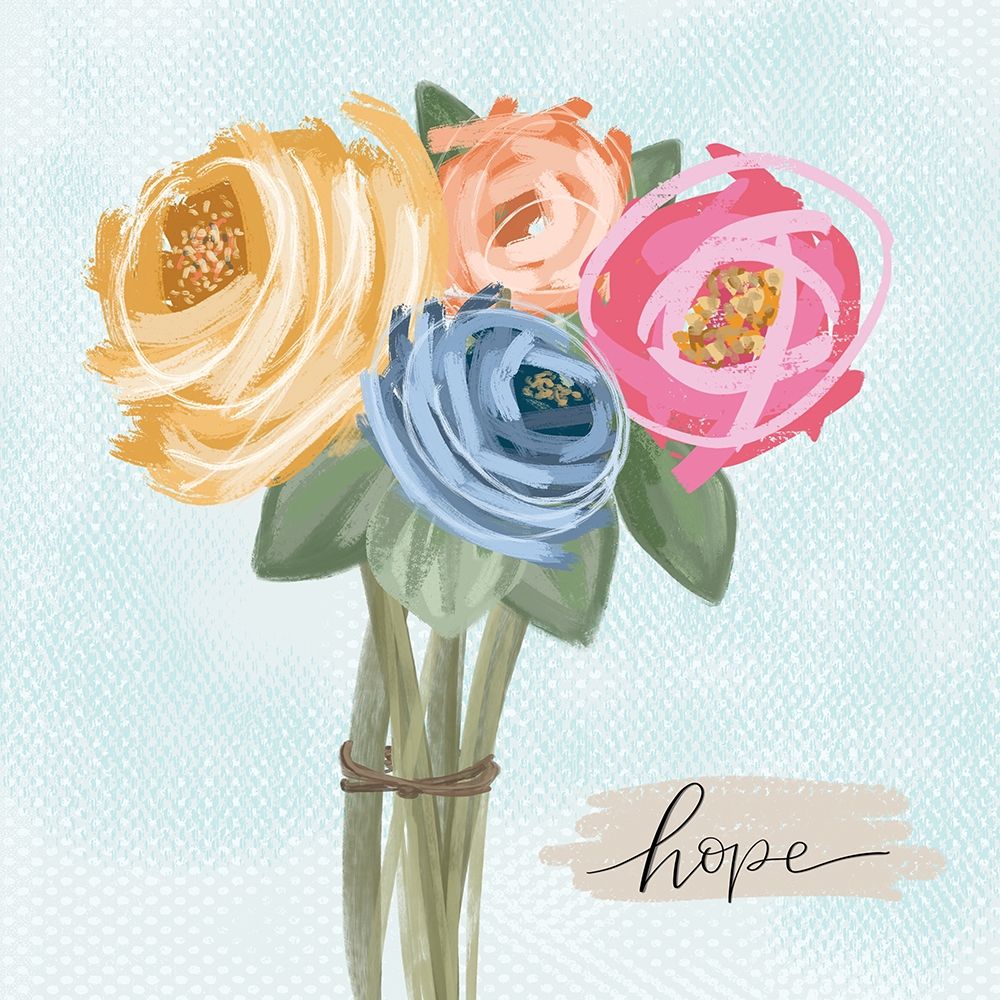 Floral Hope art print by Lisa Larson for $57.95 CAD