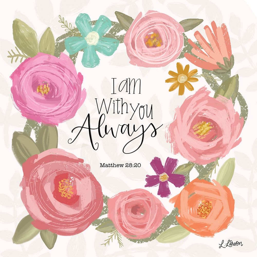 I Am With You Always art print by Lisa Larson for $57.95 CAD