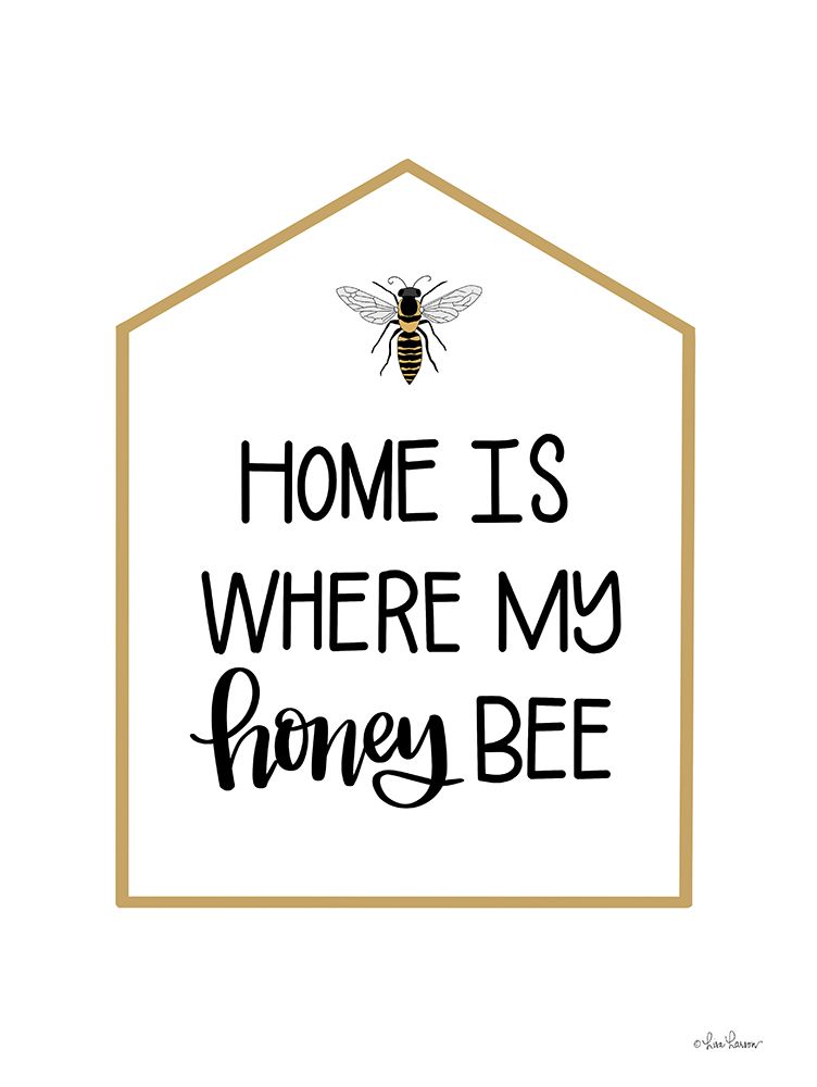 Home is Where My Honey Bee   art print by Lisa Larson for $57.95 CAD
