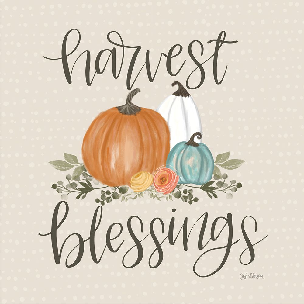 Harvest Blessings art print by Lisa Larson for $57.95 CAD
