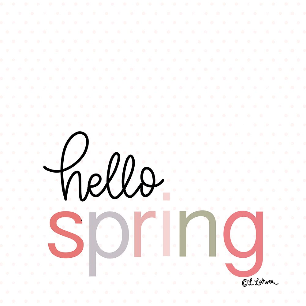 Hello Spring art print by Lisa Larson for $57.95 CAD