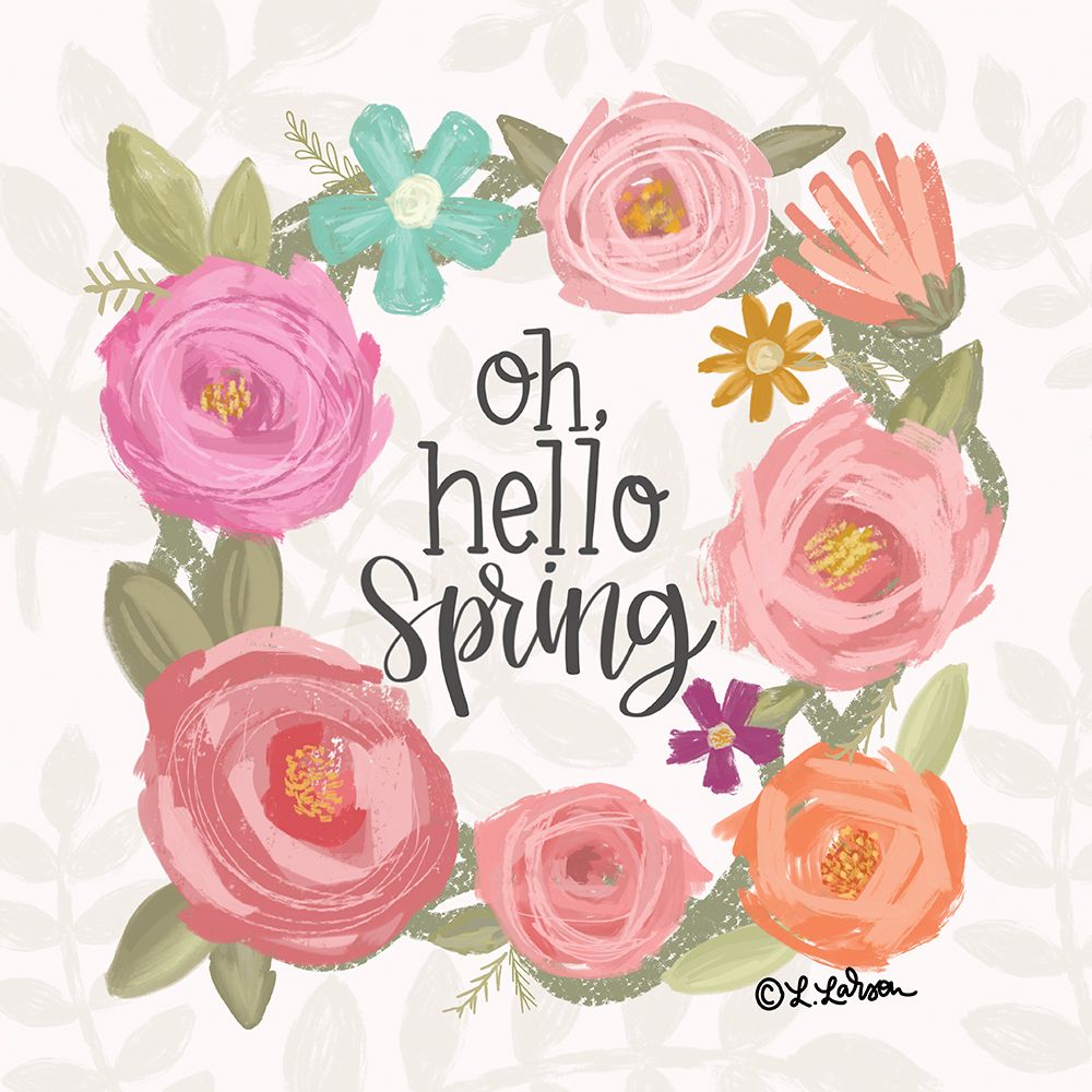 Oh Hello Spring art print by Lisa Larson for $57.95 CAD
