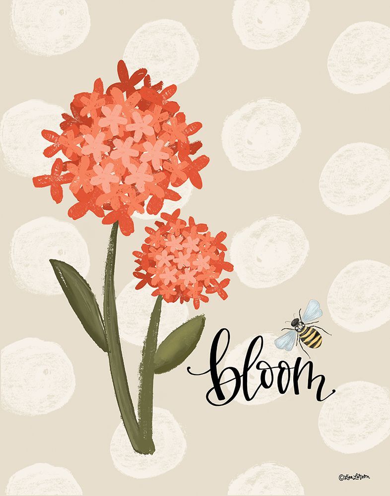 Bloom and Bees art print by Lisa Larson for $57.95 CAD