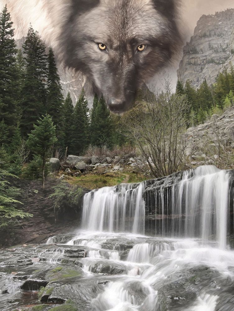 Watchful Wolf art print by Lori Deiter for $57.95 CAD