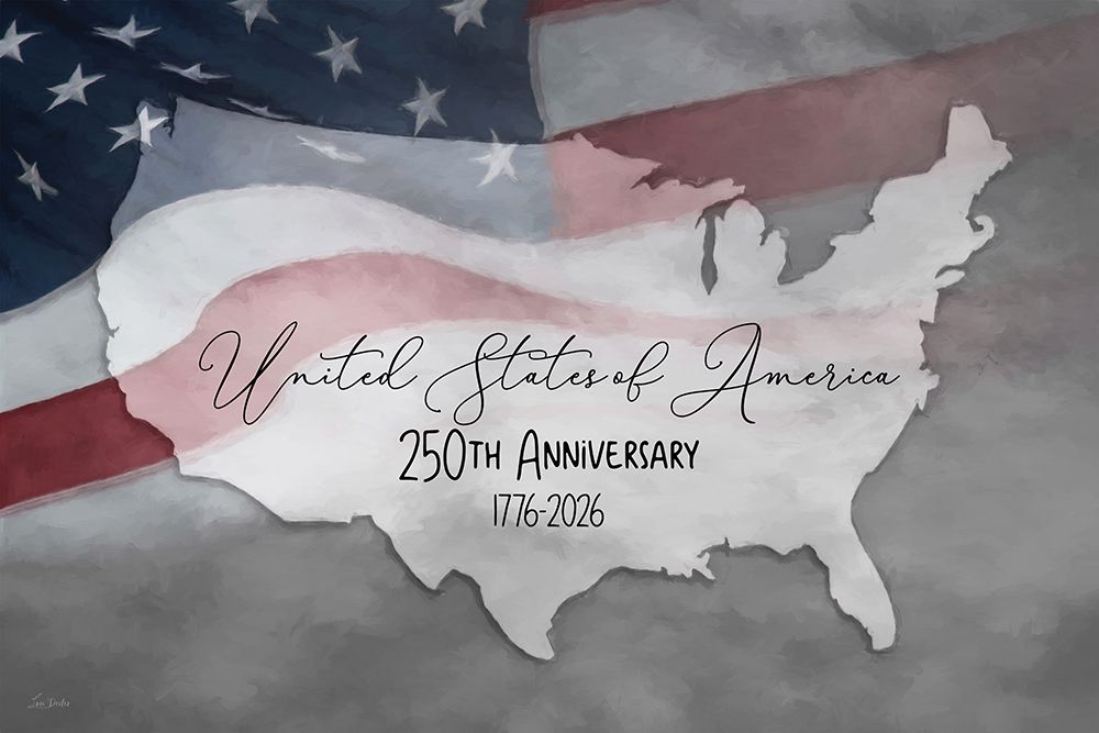 USA 250th Anniversary art print by Lori Deiter for $57.95 CAD