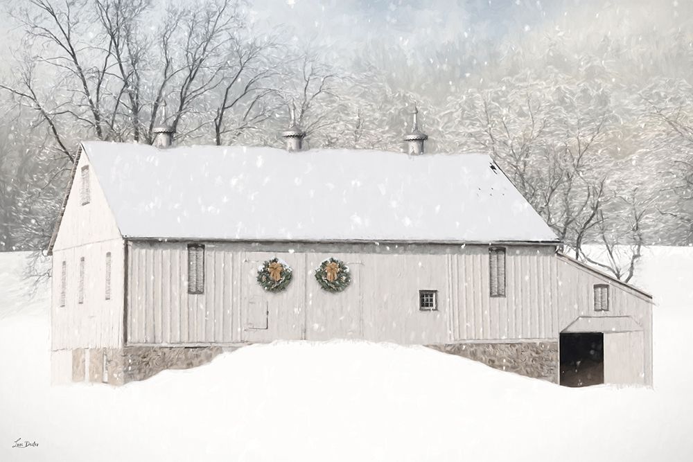 Winter White on the Farm art print by Lori Deiter for $57.95 CAD