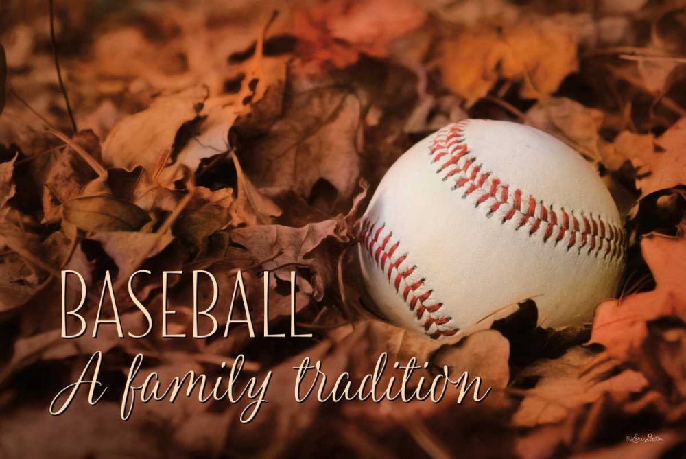 Baseball - A Family Tradition art print by Lori Deiter for $57.95 CAD