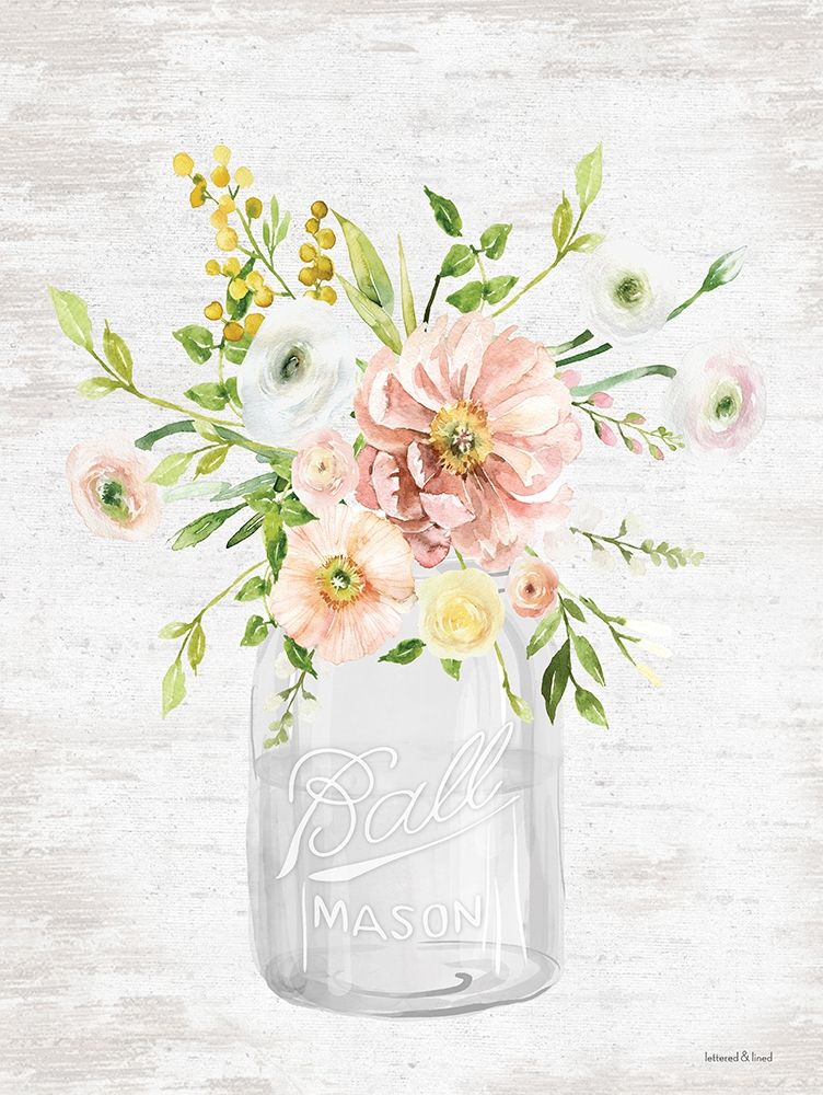 Floral Bouquet 1 art print by Lettered and Lined for $57.95 CAD