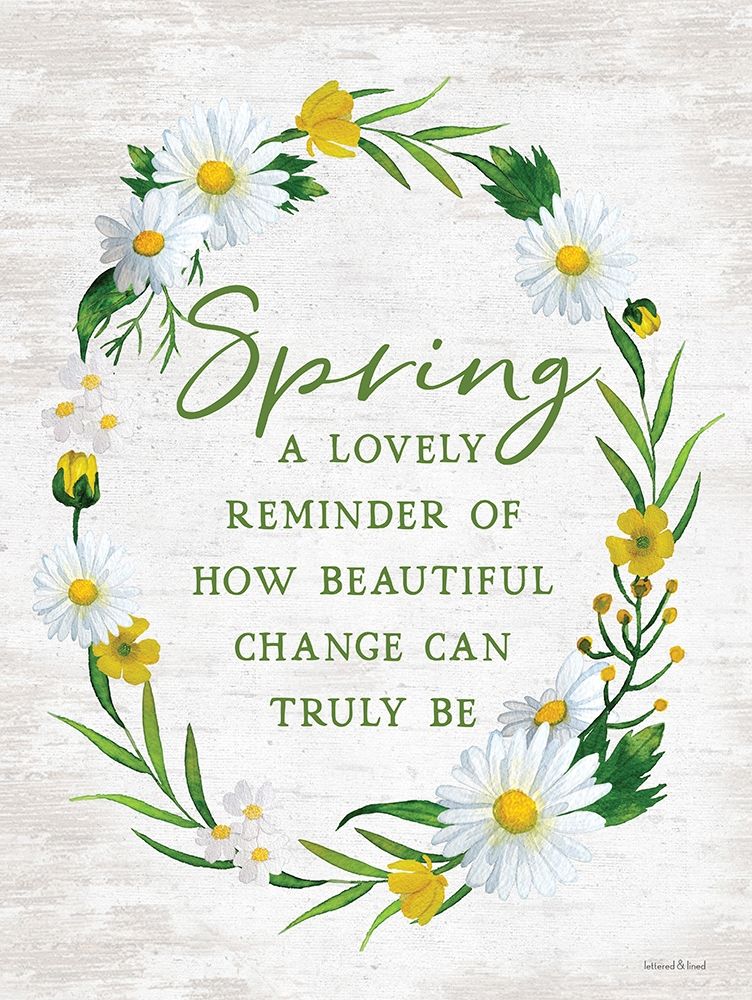 Spring Reminder art print by Lettered and Lined for $57.95 CAD