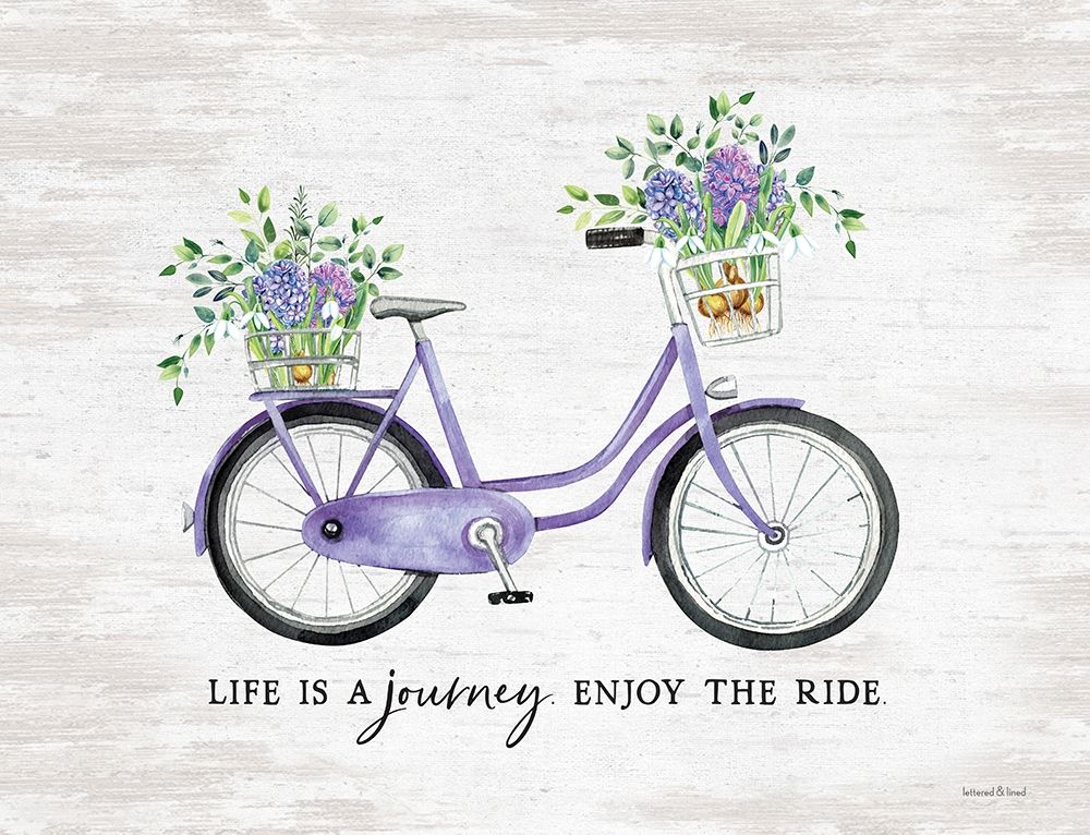 Enjoy the Ride art print by Lettered and Lined for $57.95 CAD
