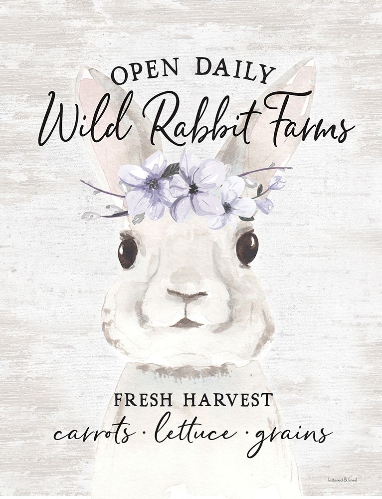 Wild Rabbit Farms 2 art print by Lettered and Lined for $57.95 CAD