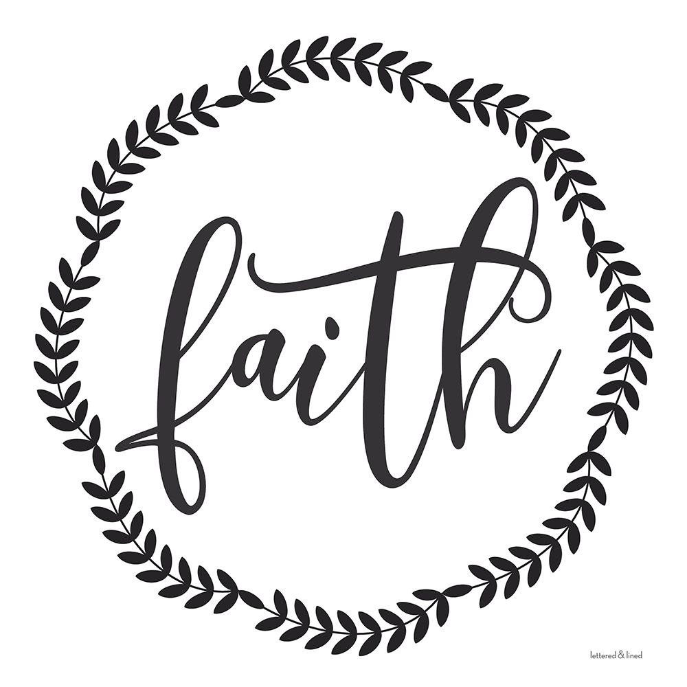 Faith art print by lettered And lined for $57.95 CAD