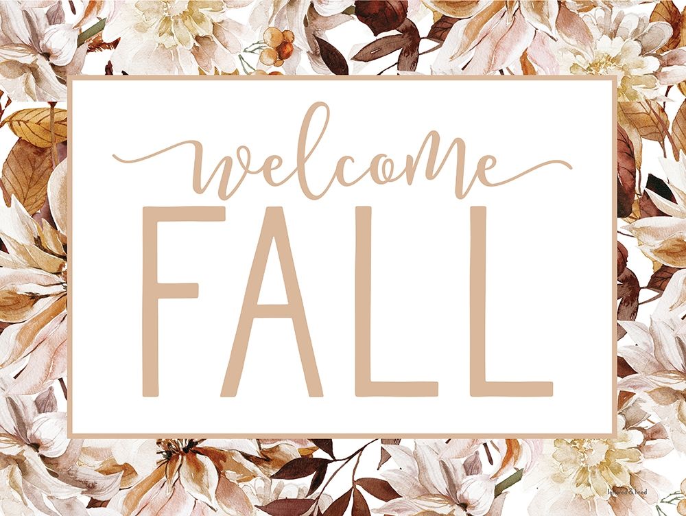 Welcome Fall art print by Lettered and Lined for $57.95 CAD