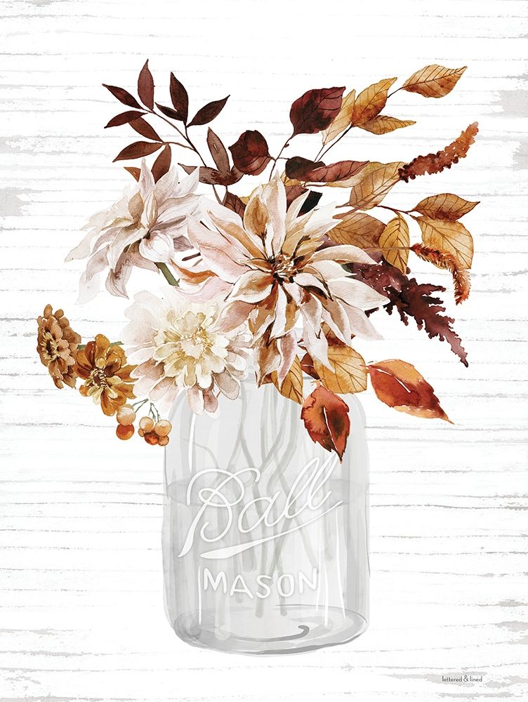 Autumn Floral I art print by lettered And lined for $57.95 CAD