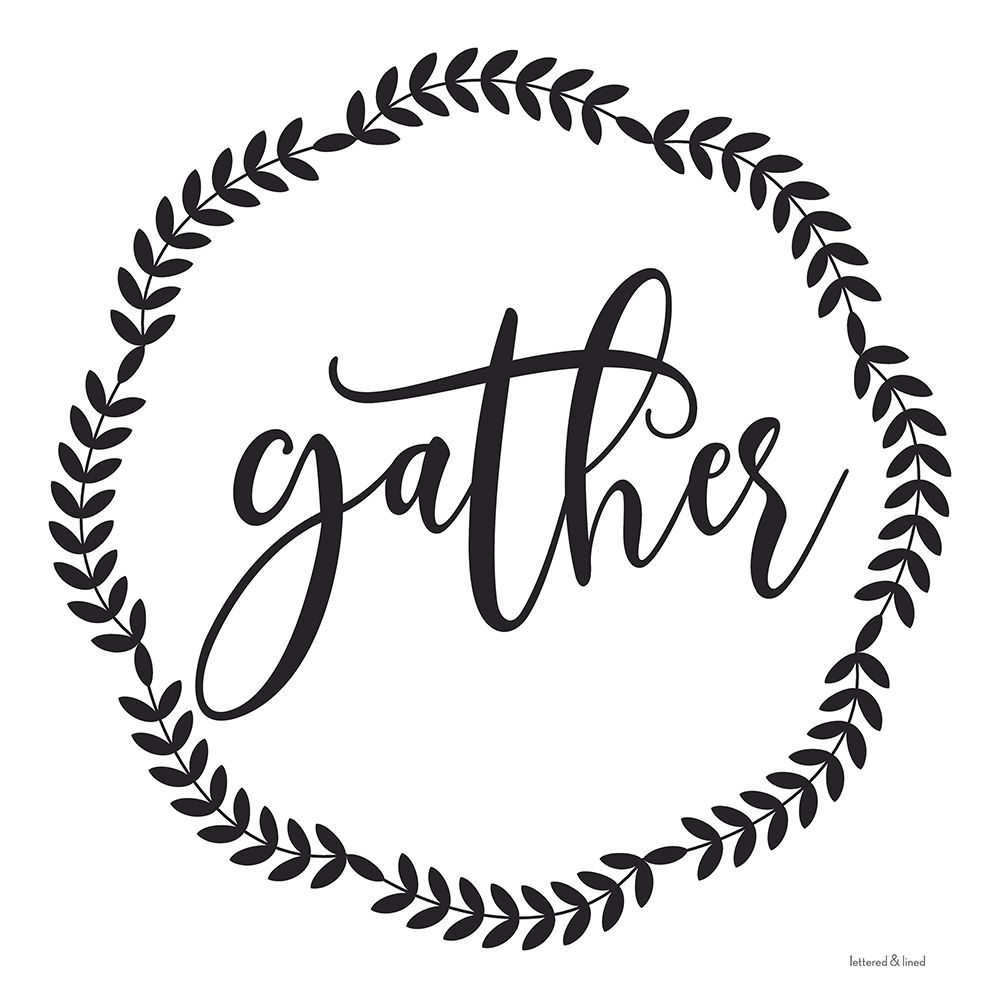 Gather art print by lettered And lined for $57.95 CAD