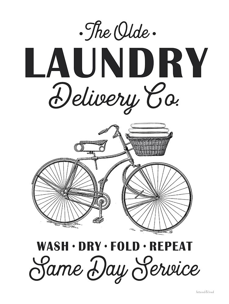 Laundry Delivery Co. art print by lettered And lined for $57.95 CAD