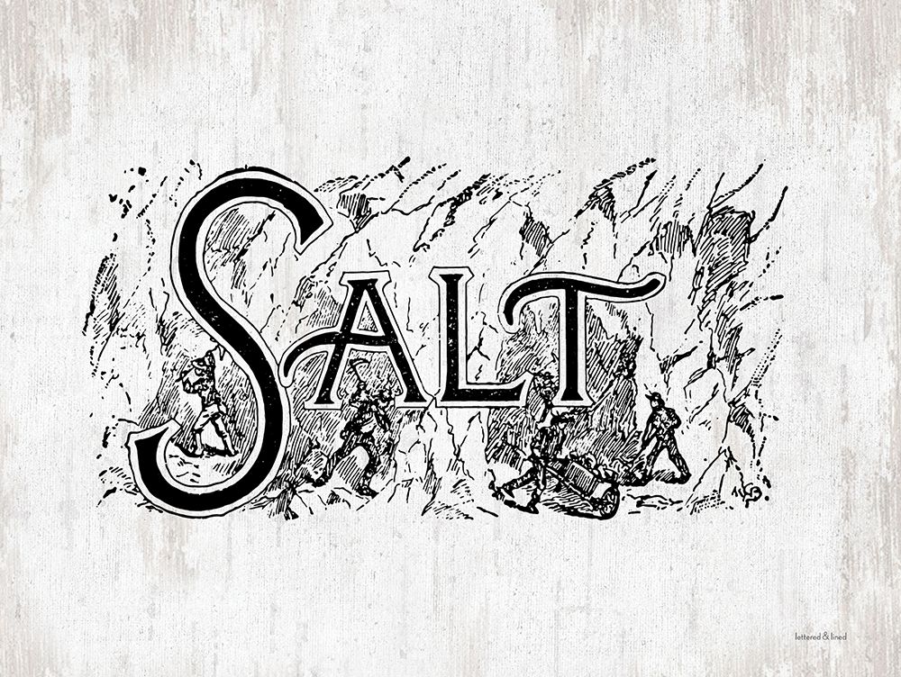 Salt art print by lettered And lined for $57.95 CAD