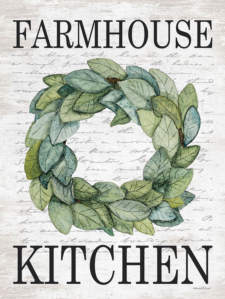 Farmhouse Kitchen art print by lettered And lined for $57.95 CAD