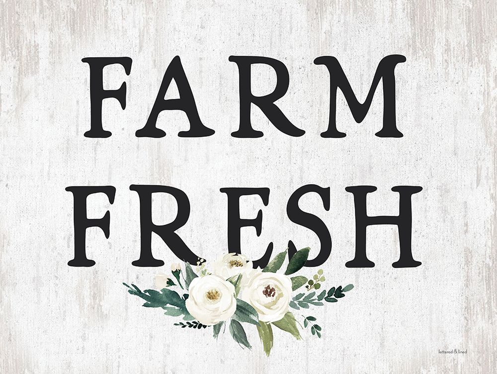 Farm Fresh art print by lettered And lined for $57.95 CAD