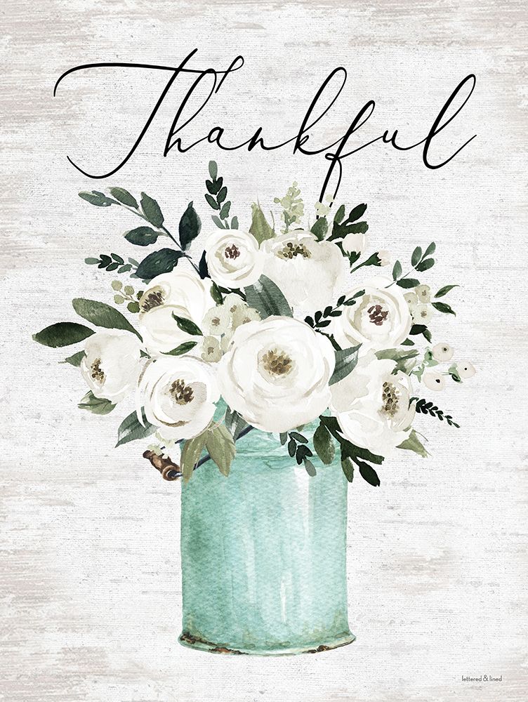 Thankful art print by lettered And lined for $57.95 CAD