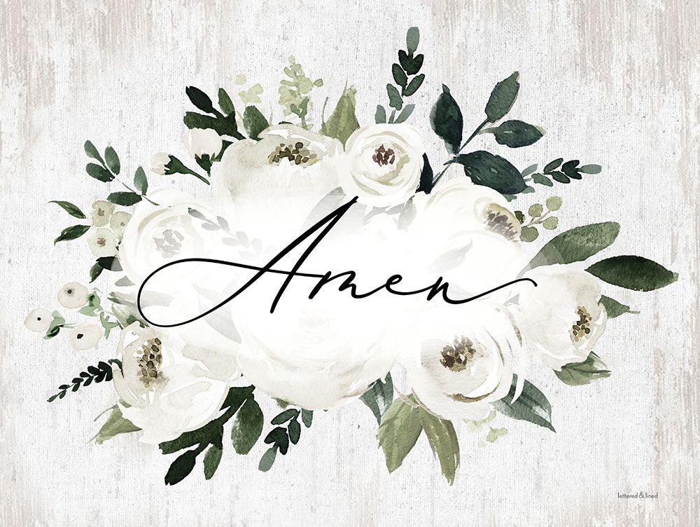 Amen art print by lettered And lined for $57.95 CAD