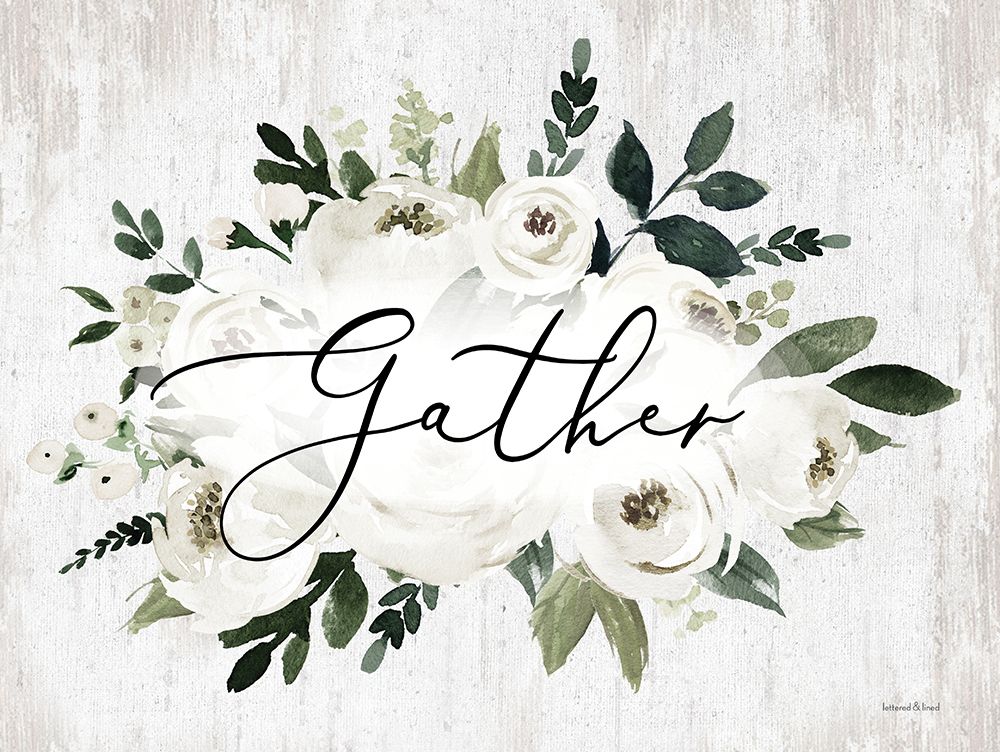 Gather art print by lettered And lined for $57.95 CAD