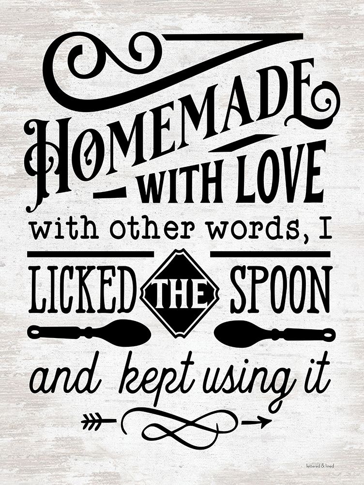 Homemade With Love art print by lettered And lined for $57.95 CAD