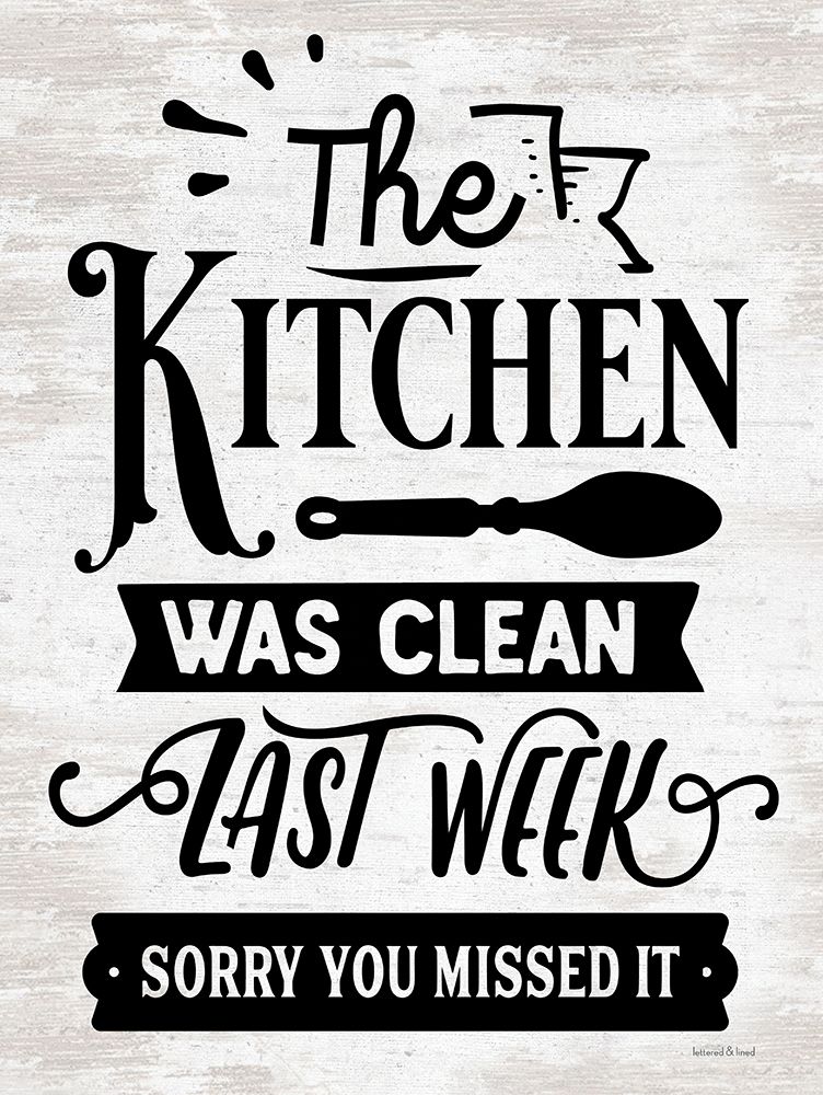 Clean Last Week art print by lettered And lined for $57.95 CAD