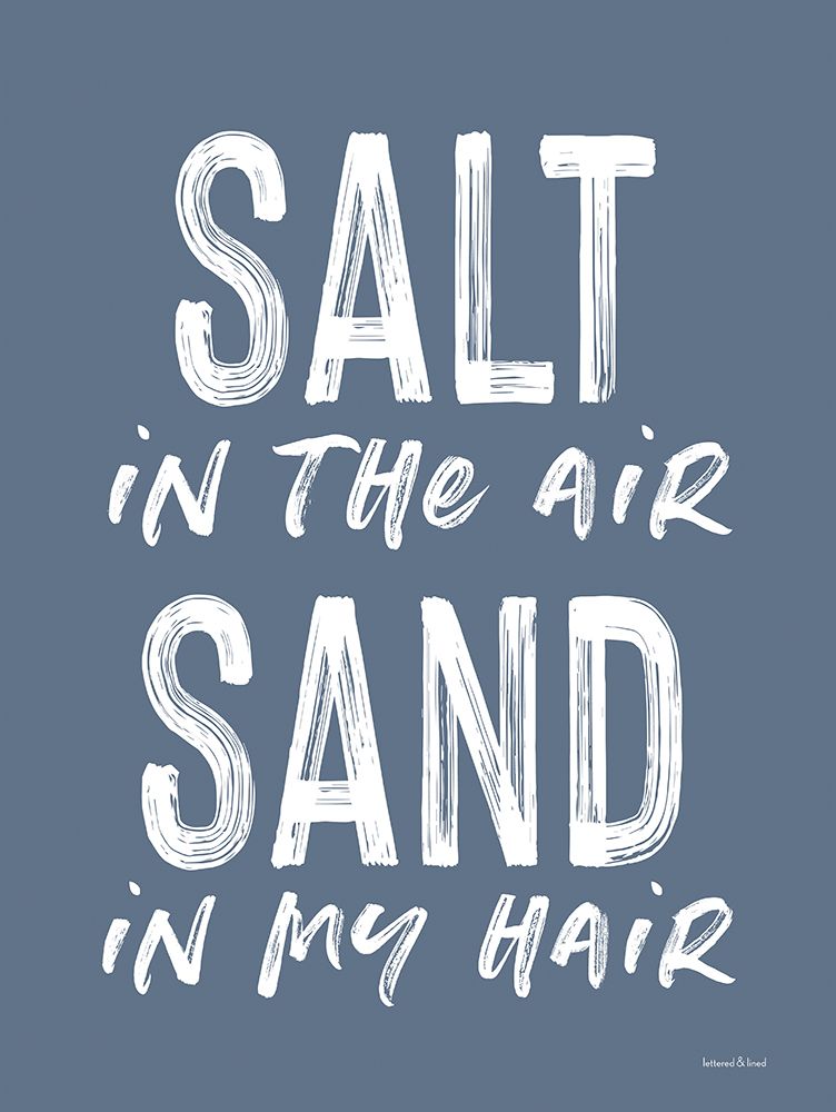 Salt in the Air art print by Lettered and Lined for $57.95 CAD