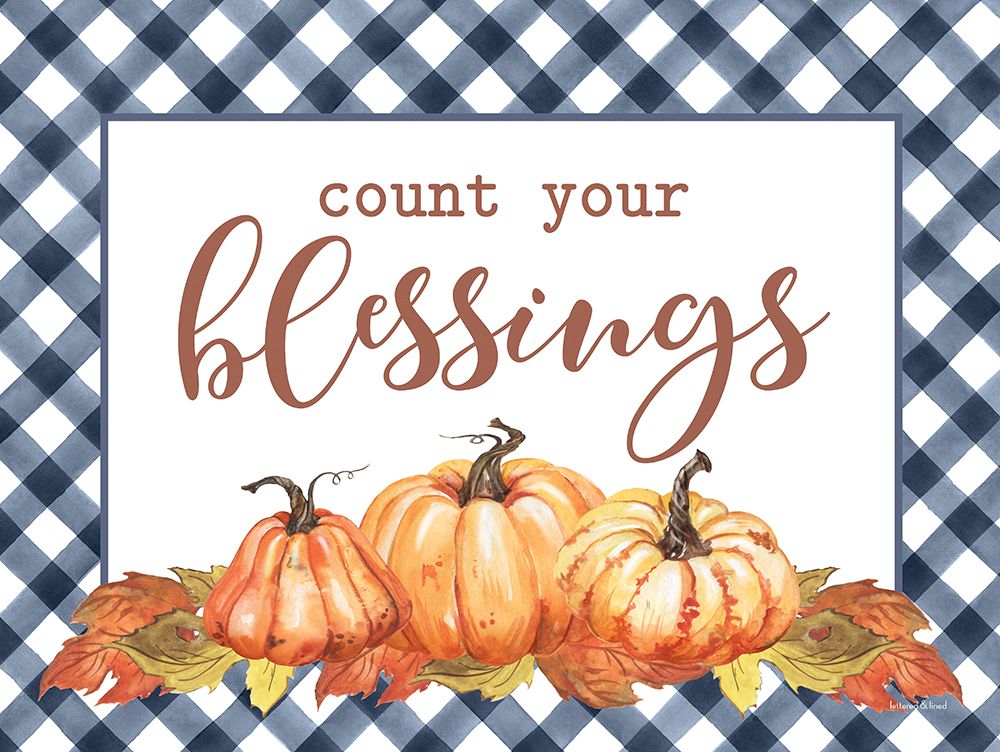 Count Your Blessings art print by Lettered And Lined for $57.95 CAD