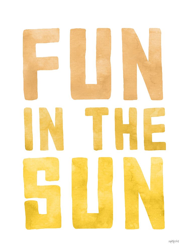 Fun in the Sun art print by Lettered and Lined for $57.95 CAD