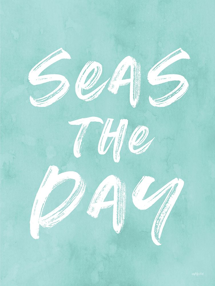 Seas the Day art print by Lettered and Lined for $57.95 CAD