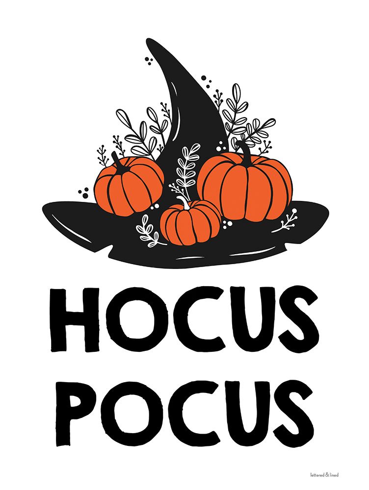 Hocus Pocus art print by Lettered and Lined for $57.95 CAD