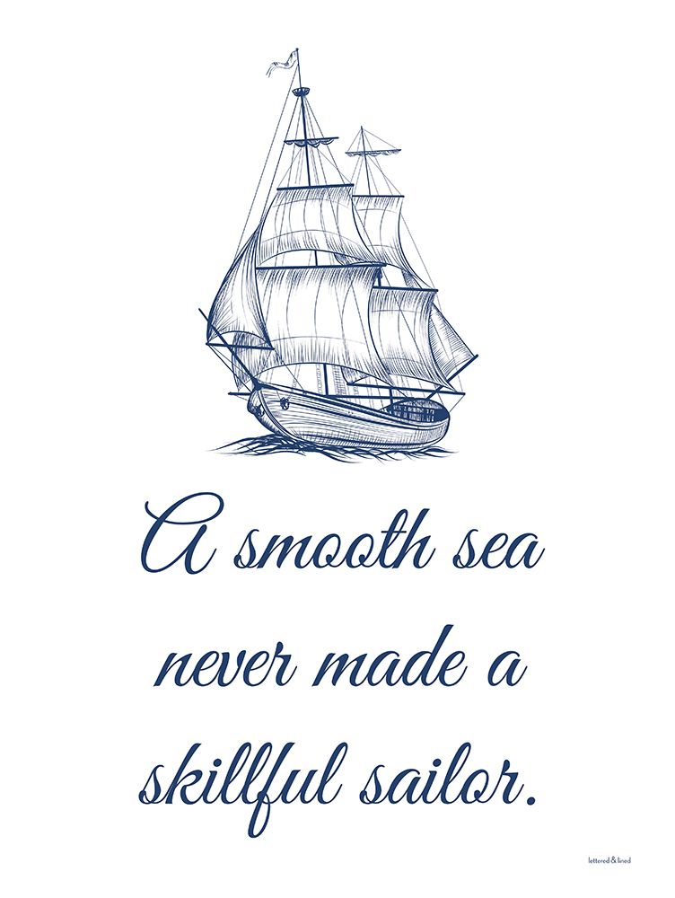 Skillful Sailor art print by Lettered And Lined for $57.95 CAD