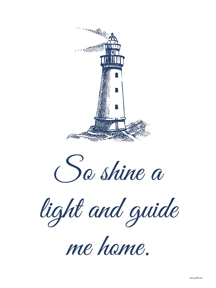 Guide Me Home art print by Lettered And Lined for $57.95 CAD