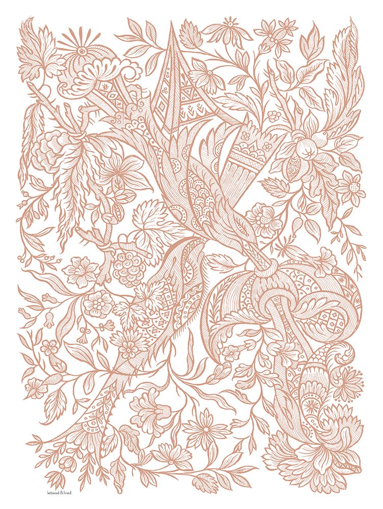 Pretty Pattern art print by Lettered And Lined for $57.95 CAD