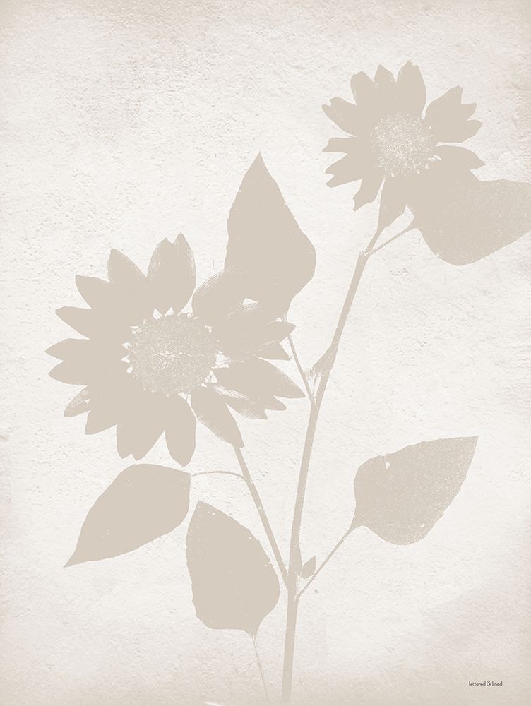 Floral Silhouette III art print by Lettered And Lined for $57.95 CAD