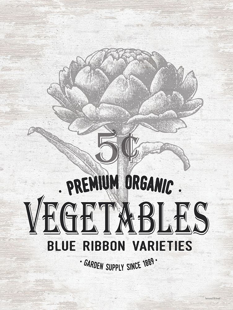 Vegetables art print by Lettered And Lined for $57.95 CAD