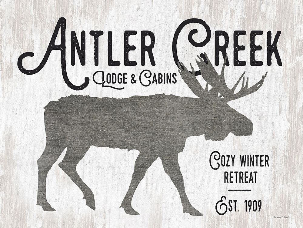 Antler Creek art print by Lettered And Lined for $57.95 CAD